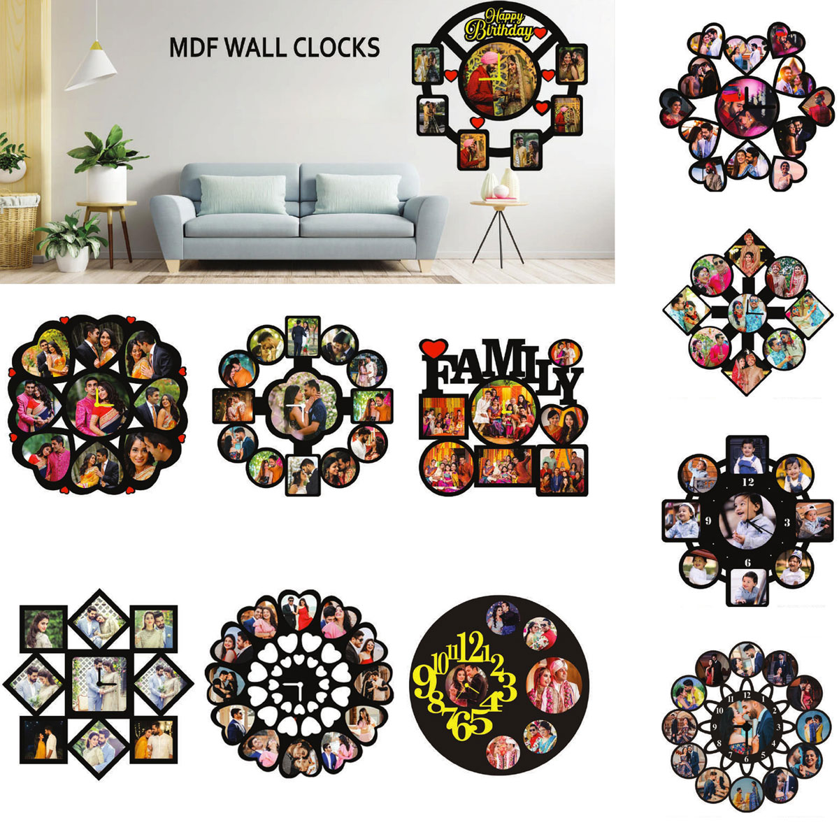 Wall Clock & Other Frames 