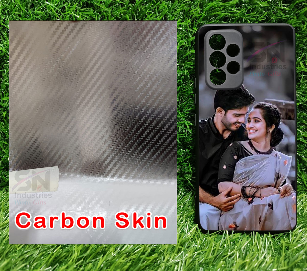 Carbon Skin With Cloth Candy Case